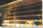竹東集合住宅彩色噴泉夜景